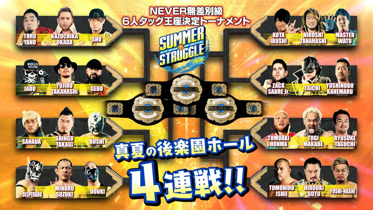 NJPW Summer Struggle Night 8 Results (8/09/20) – New NEVER Openweight Six-Man Tag Team Champions